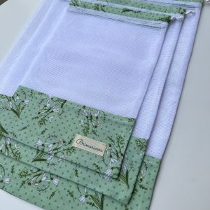 Öko zacskó szett - hóvirágos