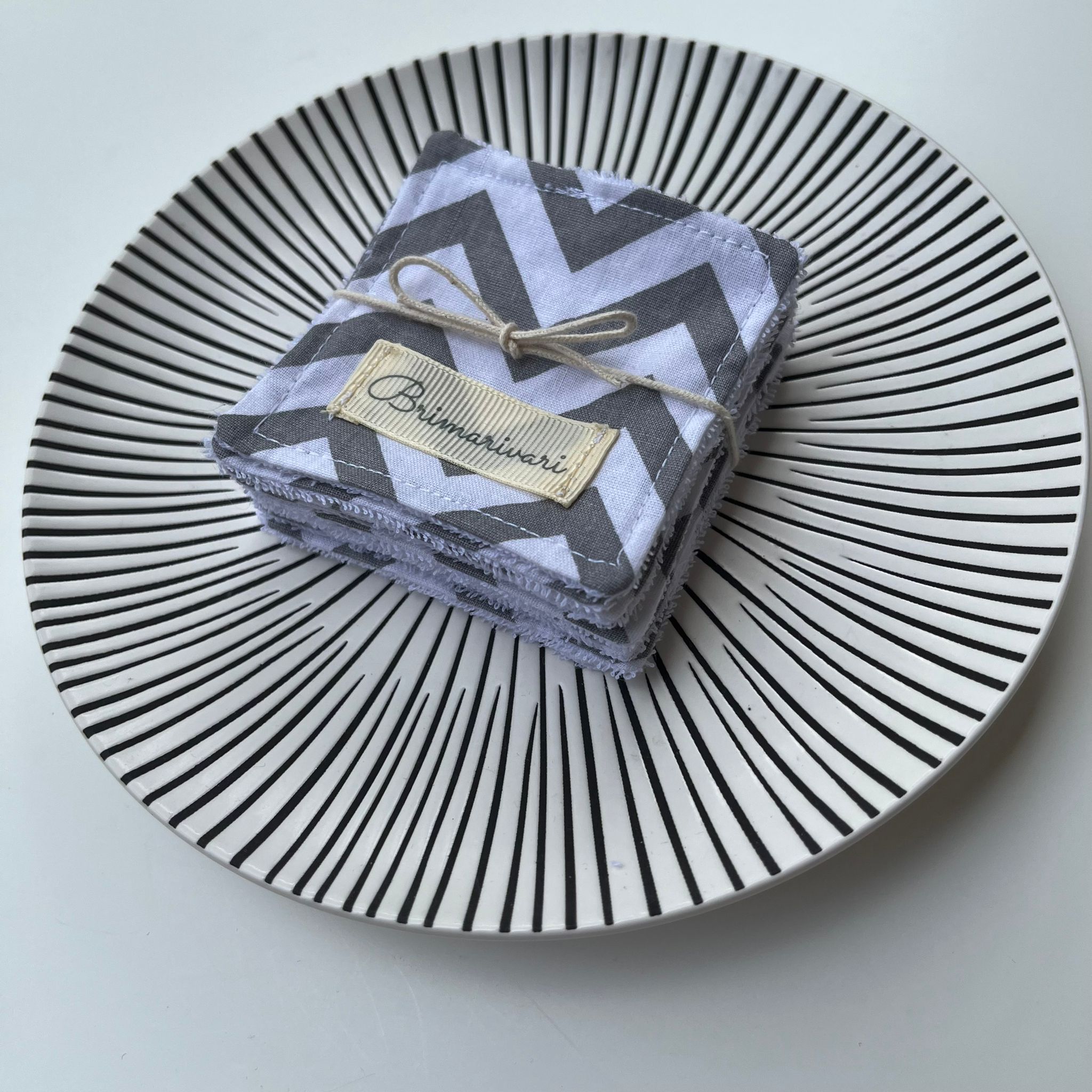 Arctisztító párna - szürke cikkcakk - Image 2