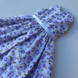 Babaruha - lila virágos