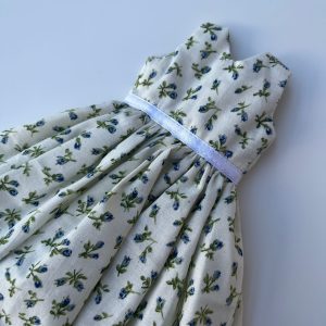 Babaruha - kék apró virágos