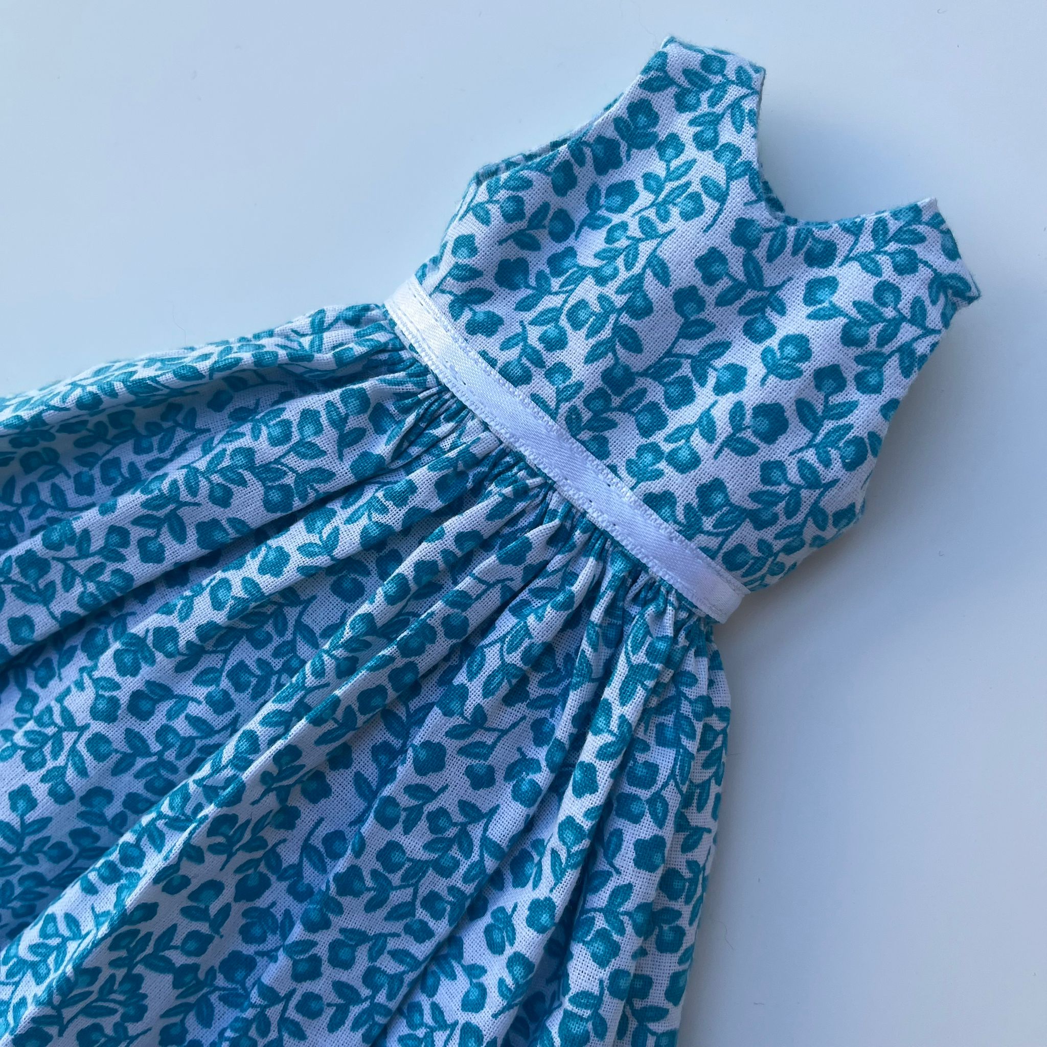 Babaruha - kék virágos