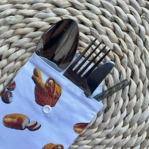 Evőeszköz tartó - kenyeres