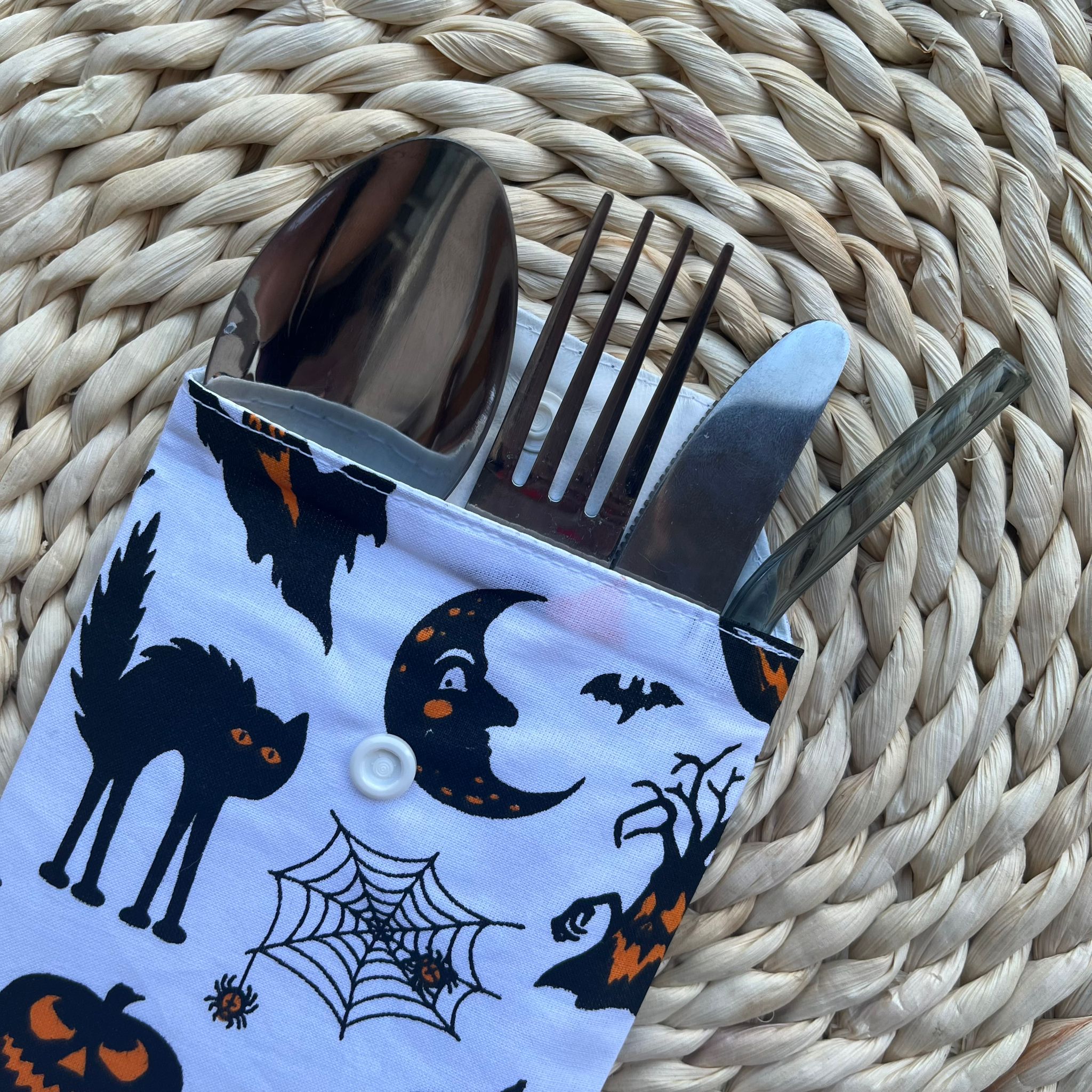 Evőeszköz tartó - Halloween