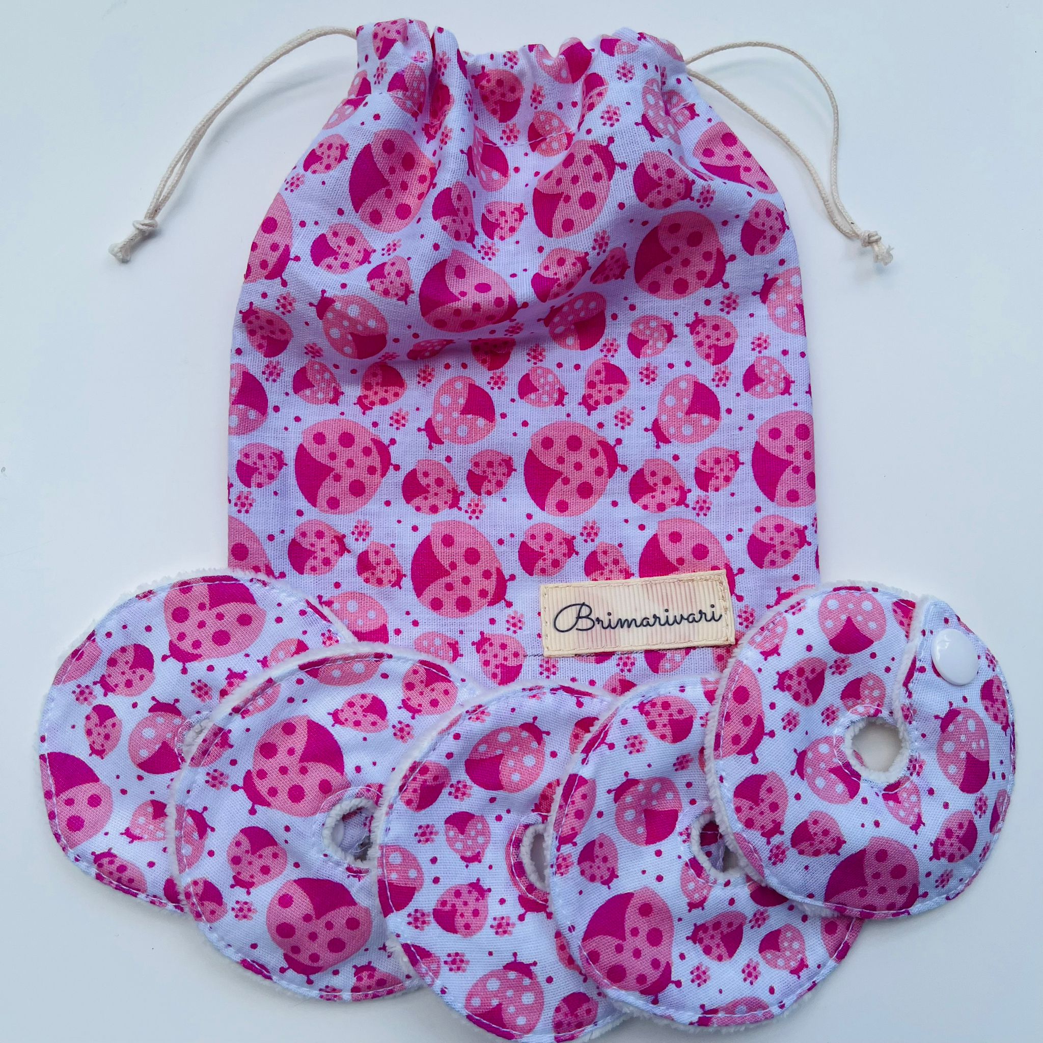 Mic-key button gyomorszondához alátét / g-tube covers - katicás