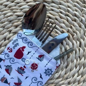 Evőeszköz tartó - bálnás