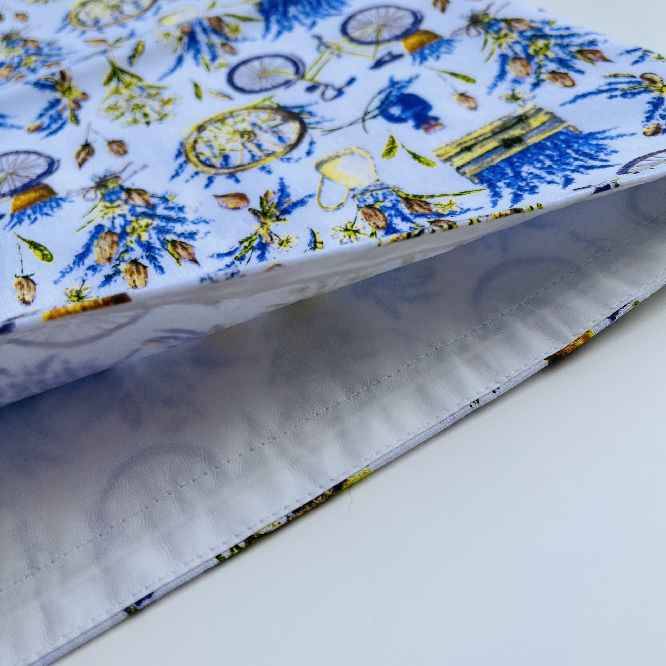 Kenyeres zsák - biciklis, levendulás (30x45cm) - Image 2