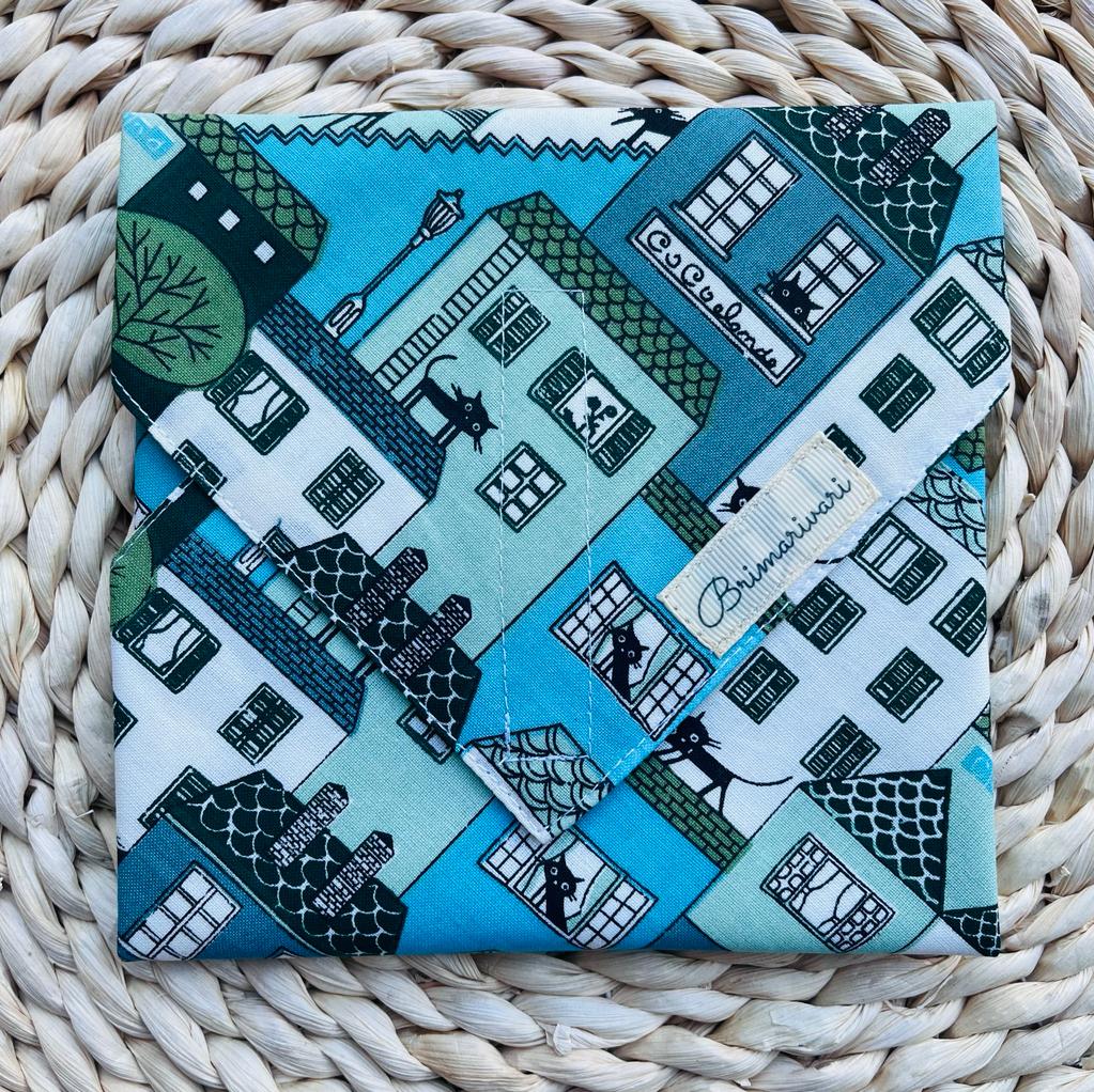 Újraszalvéta - kék házikós - Image 2