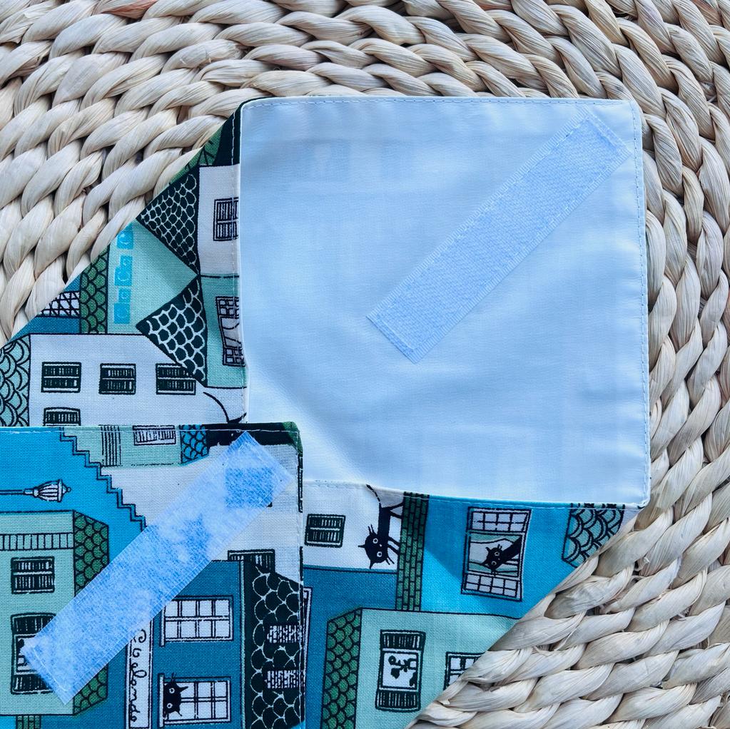 Újraszalvéta - kék házikós - Image 3