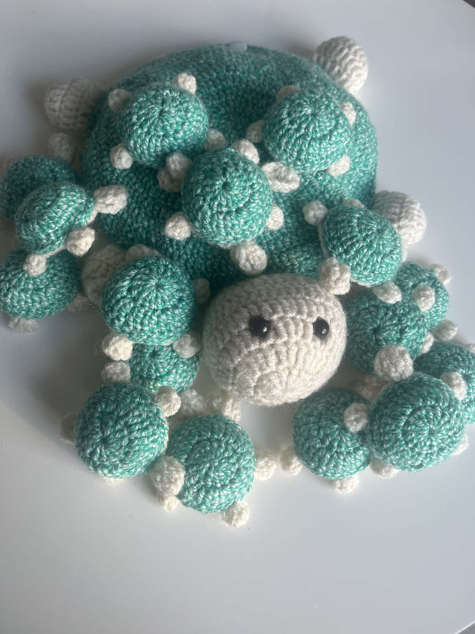 Horgolt teknős - 16 darab